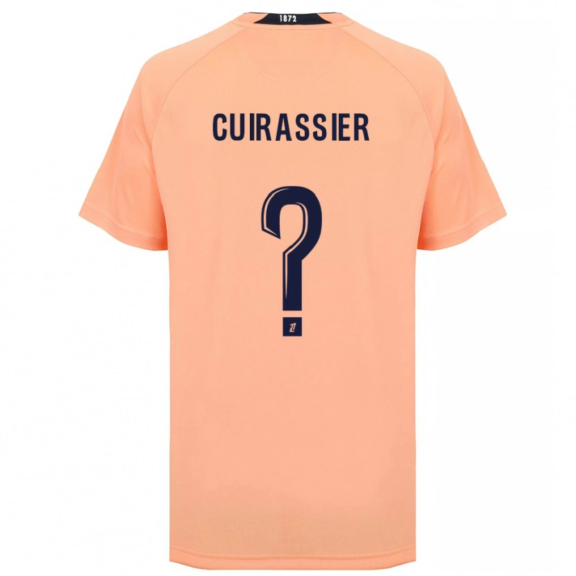 Danxen Mujer Camiseta Matthieu Cuirassier #0 Naranja Azul Marino 2ª Equipación 2025/26 La Camisa