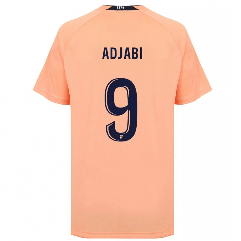 Danxen Mujer Camiseta Ikram Adjabi #9 Naranja Azul Marino 2ª Equipación 2025/26 La Camisa
