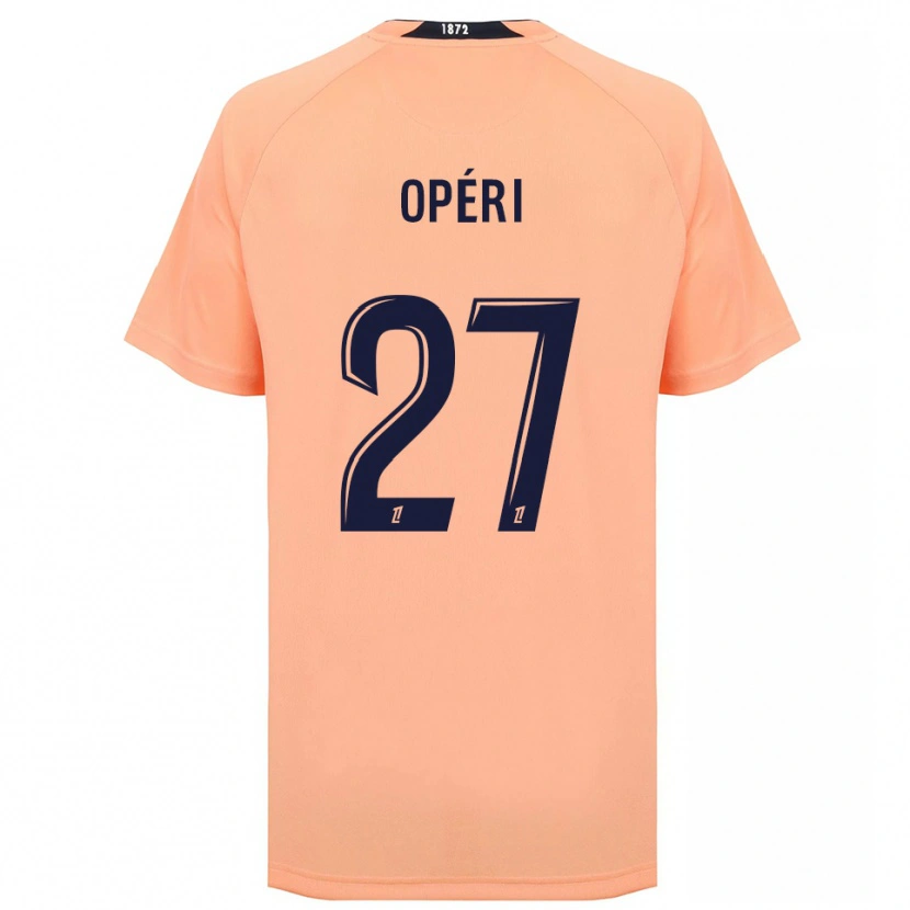 Danxen Mujer Camiseta Christopher Operi #27 Naranja Azul Marino 2ª Equipación 2025/26 La Camisa