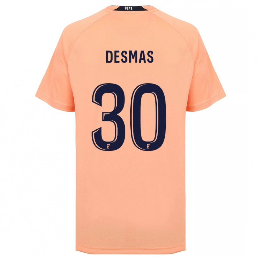 Danxen Mujer Camiseta Arthur Desmas #30 Naranja Azul Marino 2ª Equipación 2025/26 La Camisa