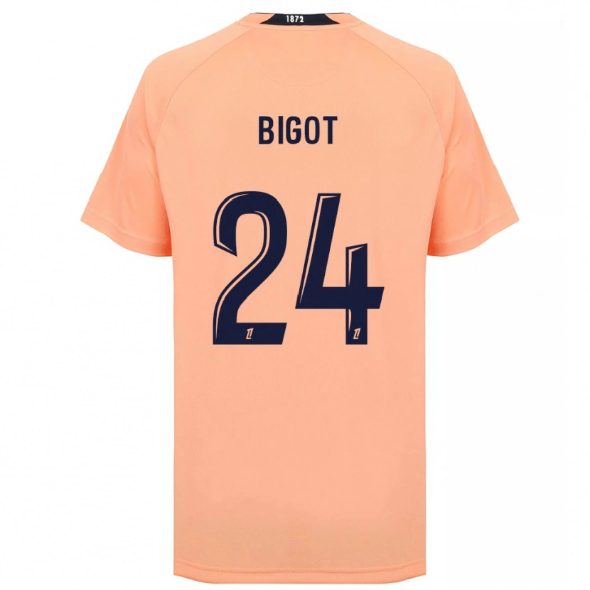 Danxen Mujer Camiseta Maureen Bigot #24 Naranja Azul Marino 2ª Equipación 2025/26 La Camisa