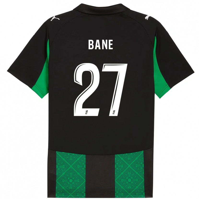 Danxen Mujer Camiseta Sidi Bane #27 Negro Verde 2ª Equipación 2025/26 La Camisa