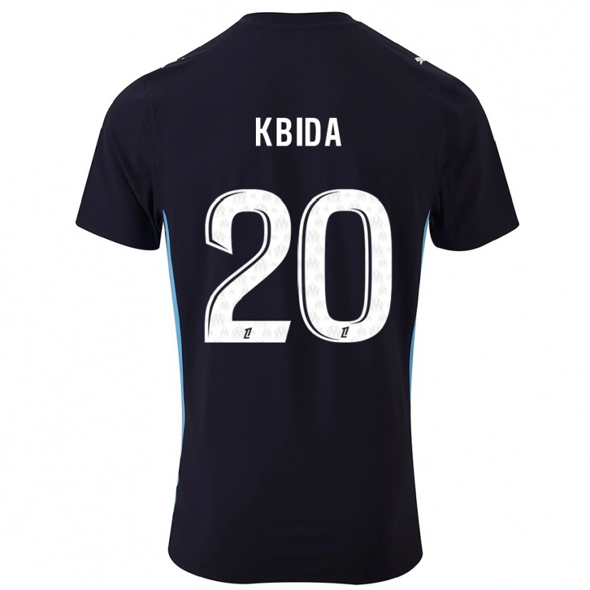 Danxen Mujer Camiseta Ines Kbida #20 Negro Celeste 2ª Equipación 2025/26 La Camisa