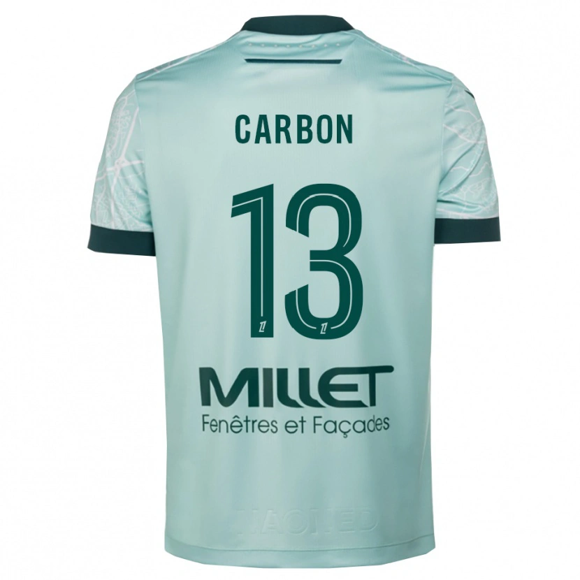 Danxen Mujer Camiseta Lancelot Carbon #13 Verde Blanco 2ª Equipación 2025/26 La Camisa