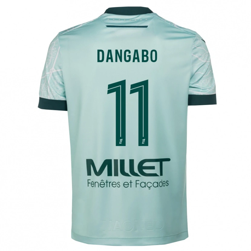 Danxen Mujer Camiseta Hamissou Dangabo #11 Verde Blanco 2ª Equipación 2025/26 La Camisa