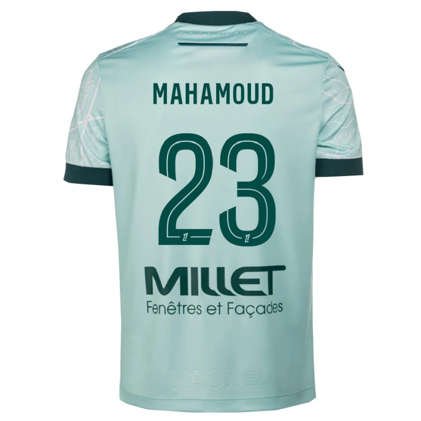 Danxen Mujer Camiseta Adel Mahamoud #23 Verde Blanco 2ª Equipación 2025/26 La Camisa