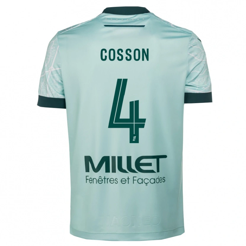 Danxen Mujer Camiseta Maureen Cosson #4 Verde Blanco 2ª Equipación 2025/26 La Camisa