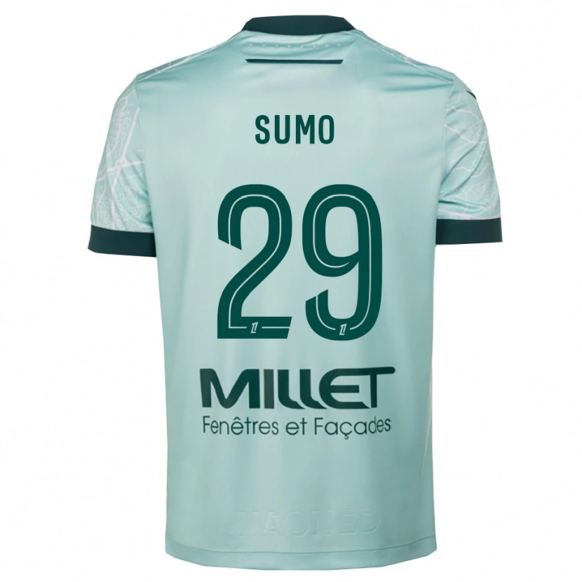 Danxen Mujer Camiseta Eva Sumo #29 Verde Blanco 2ª Equipación 2025/26 La Camisa