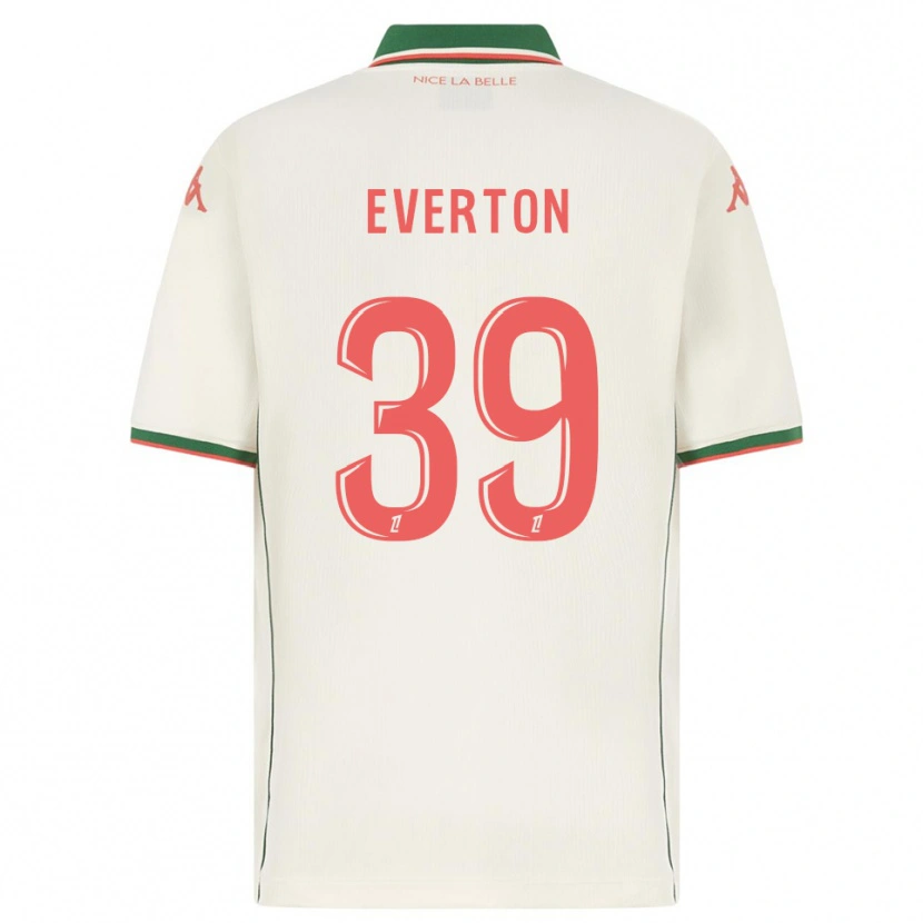 Danxen Mujer Camiseta Everton #39 Blanco Verde 2ª Equipación 2025/26 La Camisa