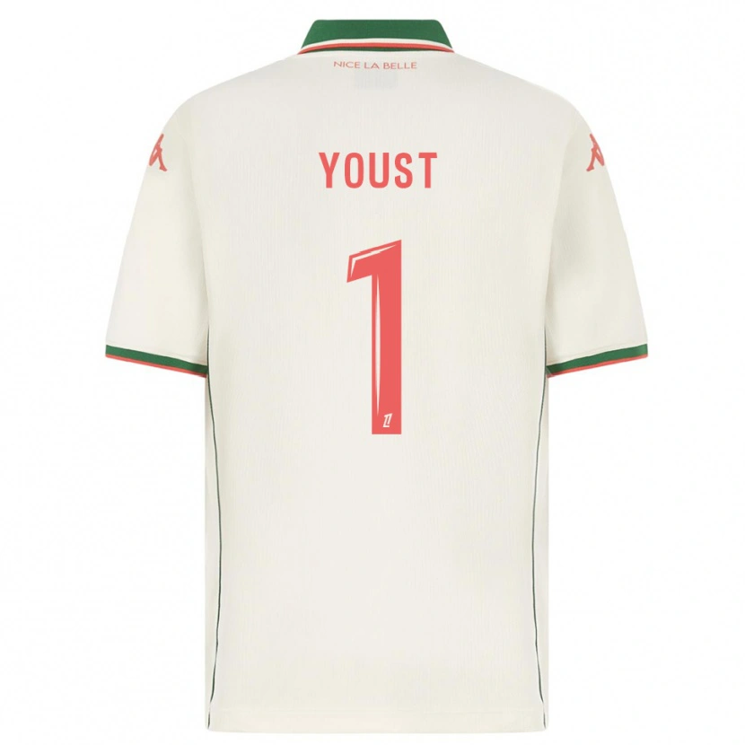 Danxen Mujer Camiseta Matys Youst #1 Blanco Verde 2ª Equipación 2025/26 La Camisa