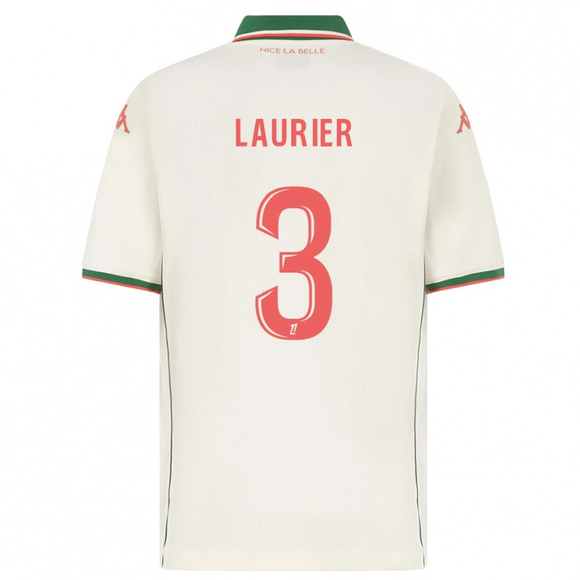 Danxen Mujer Camiseta Estelle Laurier #3 Blanco Verde 2ª Equipación 2025/26 La Camisa