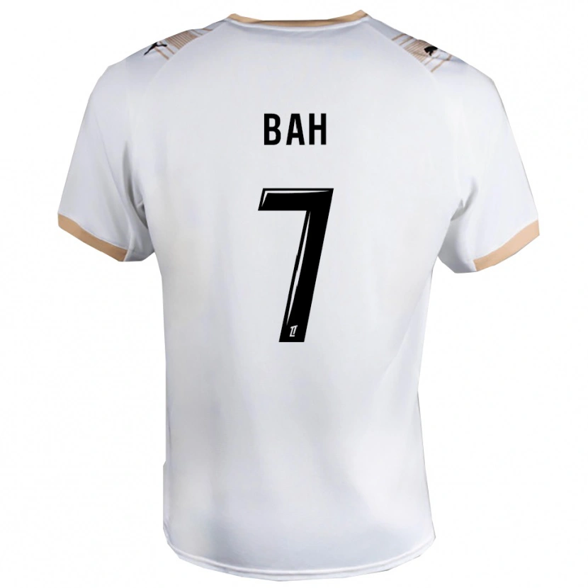 Danxen Mujer Camiseta Therno Bah #7 Blanco Negro 2ª Equipación 2025/26 La Camisa