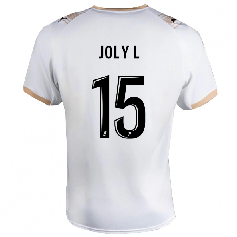Danxen Mujer Camiseta Lou Ann Joly #15 Blanco Negro 2ª Equipación 2025/26 La Camisa