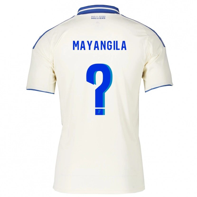 Danxen Mujer Camiseta Ryan Tutu Mayangila #0 Champán Azul 2ª Equipación 2025/26 La Camisa