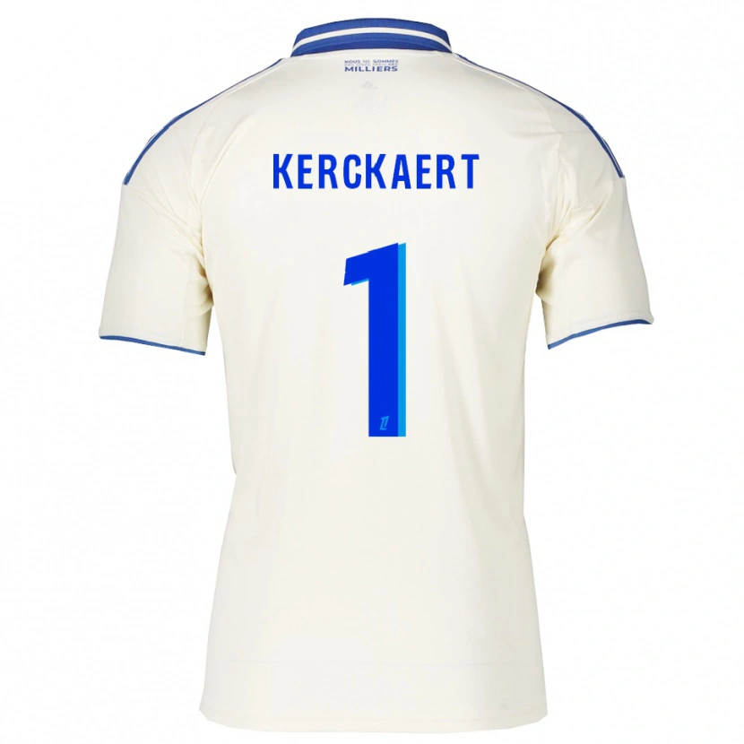 Danxen Mujer Camiseta Gabriel Kerckaert #1 Champán Azul 2ª Equipación 2025/26 La Camisa