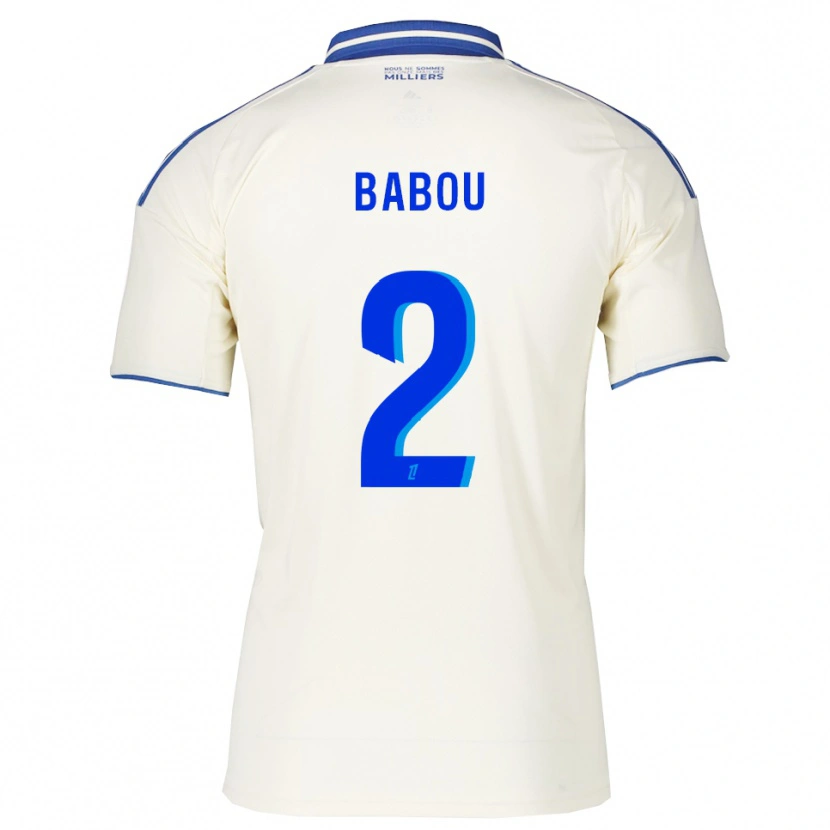 Danxen Mujer Camiseta Marème Babou #2 Champán Azul 2ª Equipación 2025/26 La Camisa