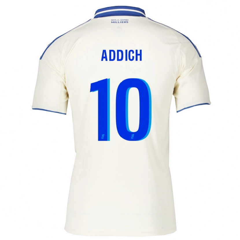 Danxen Mujer Camiseta Yanis Addich #10 Champán Azul 2ª Equipación 2025/26 La Camisa