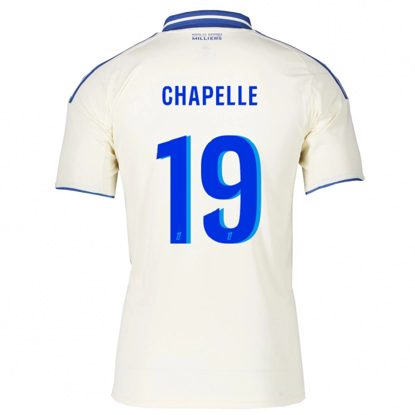Danxen Mujer Camiseta Kenza Chapelle #19 Champán Azul 2ª Equipación 2025/26 La Camisa