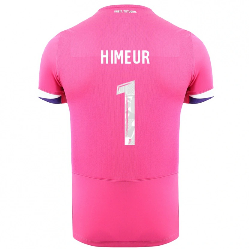 Danxen Mujer Camiseta Thomas Himeur #1 Rosa Blanco 2ª Equipación 2025/26 La Camisa