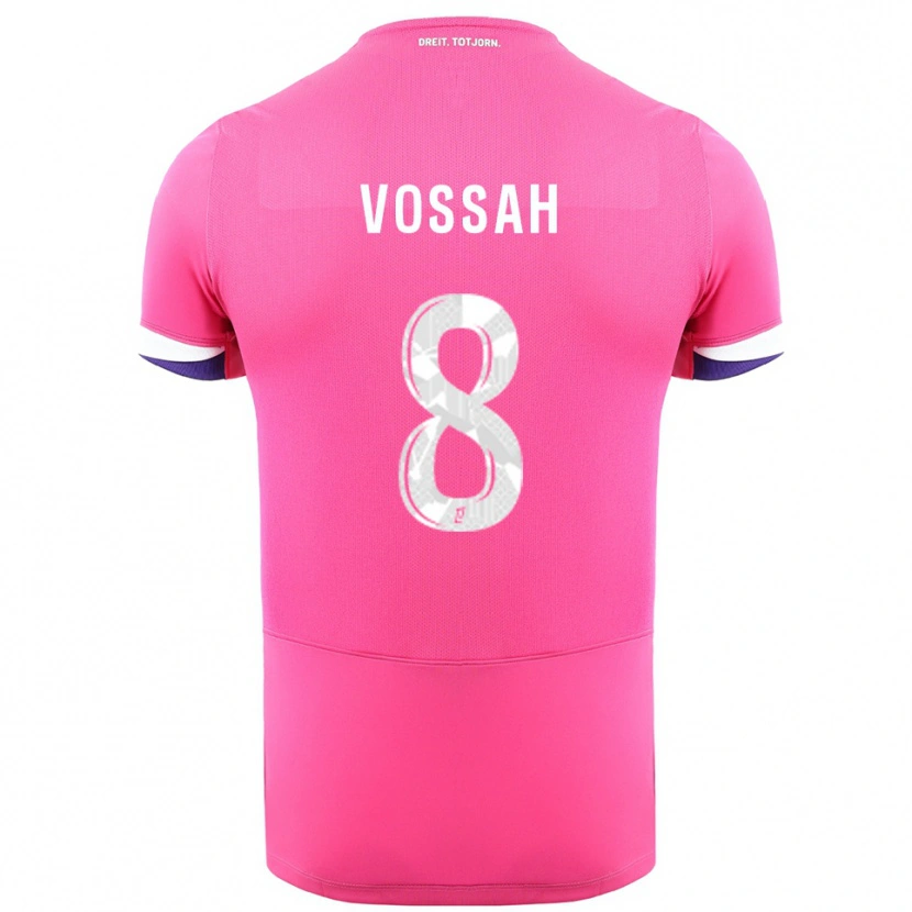 Danxen Mujer Camiseta Alexis Vossah #8 Rosa Blanco 2ª Equipación 2025/26 La Camisa