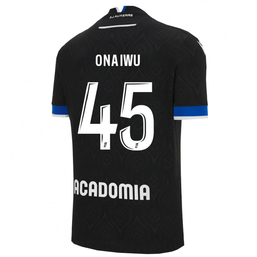 Danxen Mujer Camiseta Ado Onaiwu #45 Negro Blanco 2ª Equipación 2025/26 La Camisa