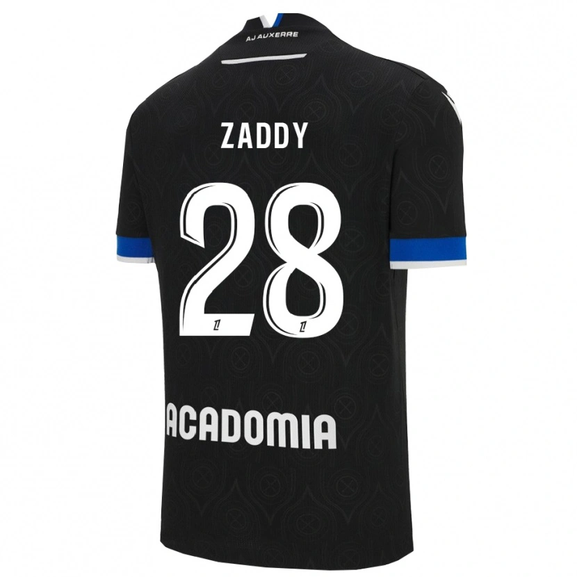Danxen Mujer Camiseta Yvan Zaddy #28 Negro Blanco 2ª Equipación 2025/26 La Camisa