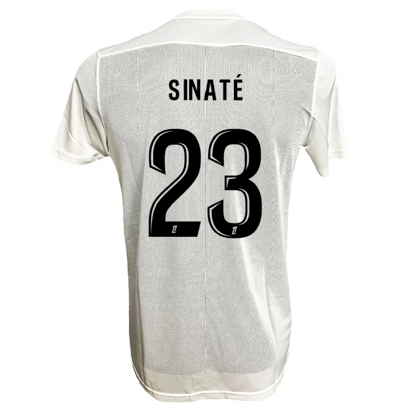 Danxen Mujer Camiseta Dan Sinaté #23 Negro Blanco 2ª Equipación 2025/26 La Camisa