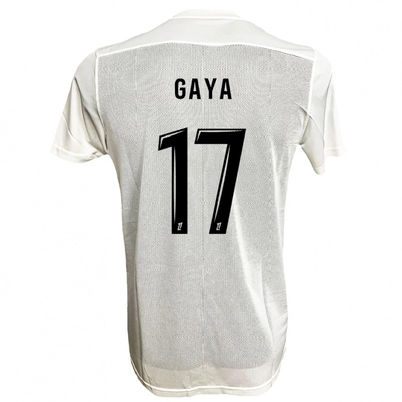 Danxen Mujer Camiseta Yacine Gaya #17 Negro Blanco 2ª Equipación 2025/26 La Camisa