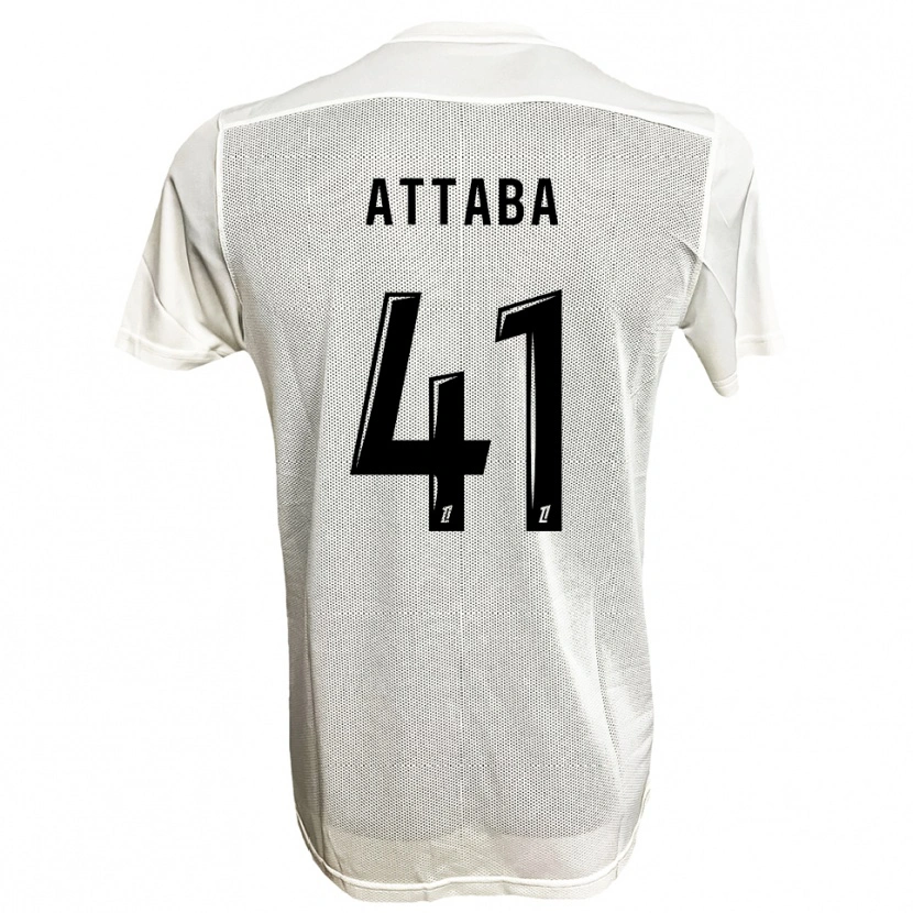 Danxen Mujer Camiseta Sofian Attaba #41 Negro Blanco 2ª Equipación 2025/26 La Camisa