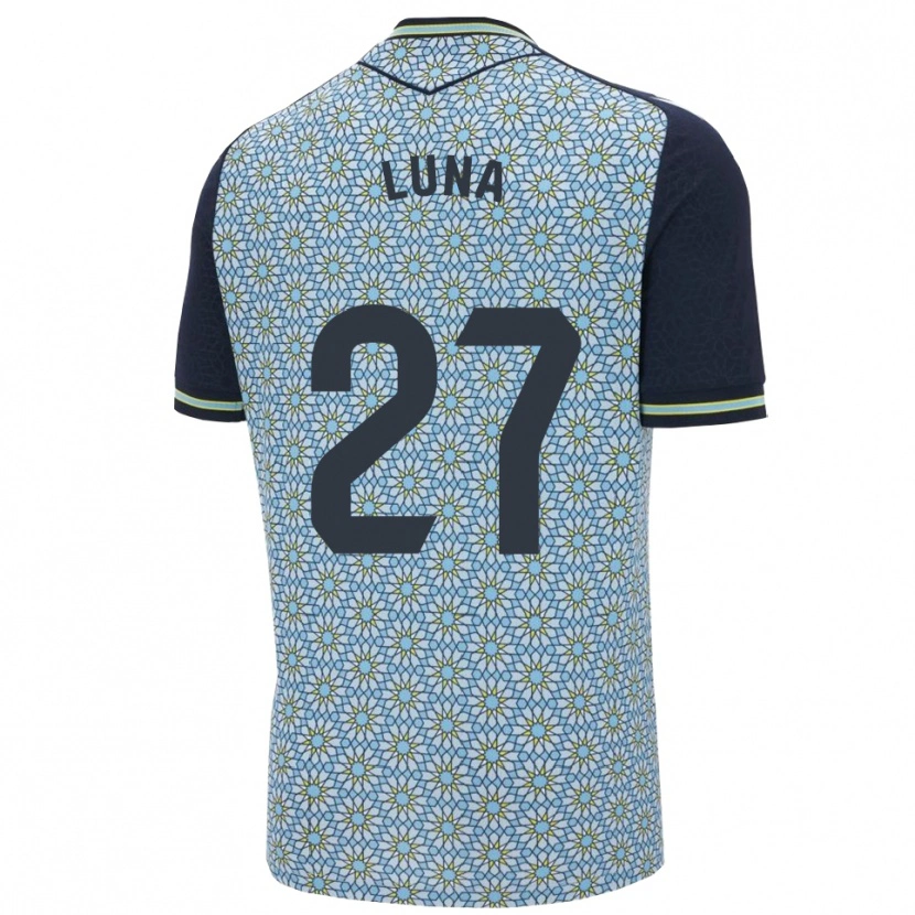 Danxen Mujer Camiseta Marcos Luna #27 Azul Marino 2ª Equipación 2025/26 La Camisa