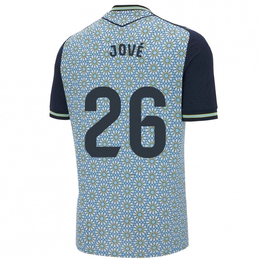 Danxen Mujer Camiseta Ian Jové #26 Azul Marino 2ª Equipación 2025/26 La Camisa