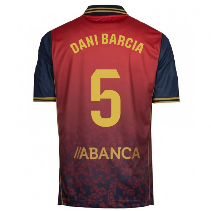 Danxen Mujer Camiseta Dani Barcia #5 Rojo Marino 2ª Equipación 2025/26 La Camisa