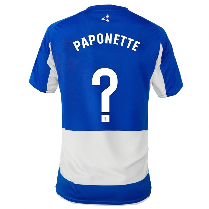 Danxen Mujer Camiseta Addae Paponette #0 Azul Blanco 2ª Equipación 2025/26 La Camisa