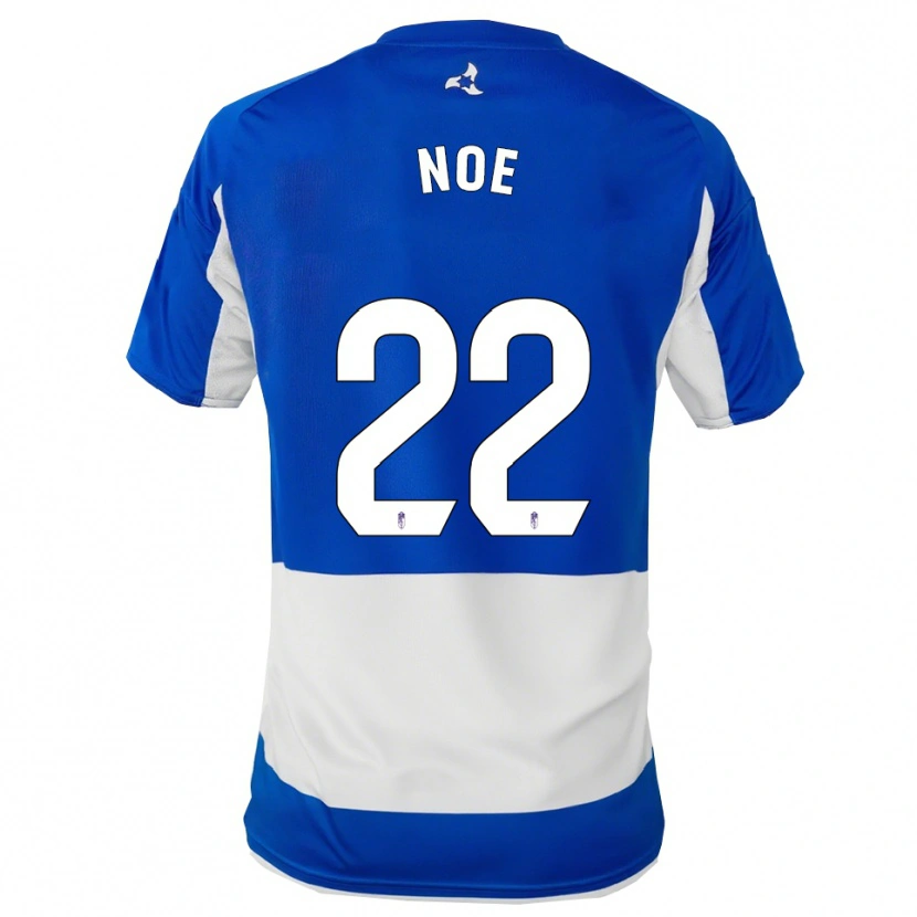 Danxen Mujer Camiseta Noe #22 Azul Blanco 2ª Equipación 2025/26 La Camisa