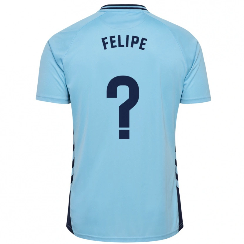 Danxen Mujer Camiseta Amai Felipe #0 Celeste 2ª Equipación 2025/26 La Camisa