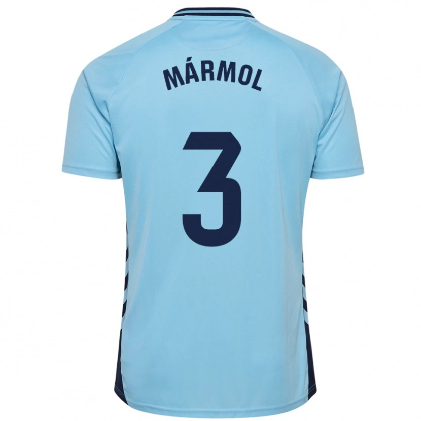 Danxen Mujer Camiseta Mika Mármol #3 Celeste 2ª Equipación 2025/26 La Camisa