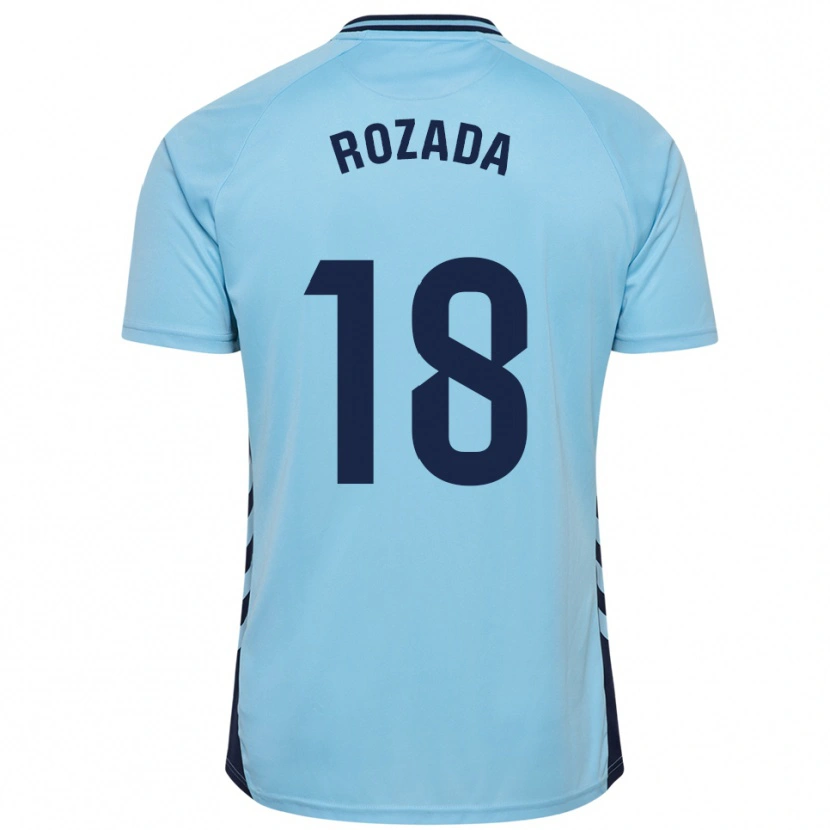 Danxen Mujer Camiseta Viti Rozada #18 Celeste 2ª Equipación 2025/26 La Camisa