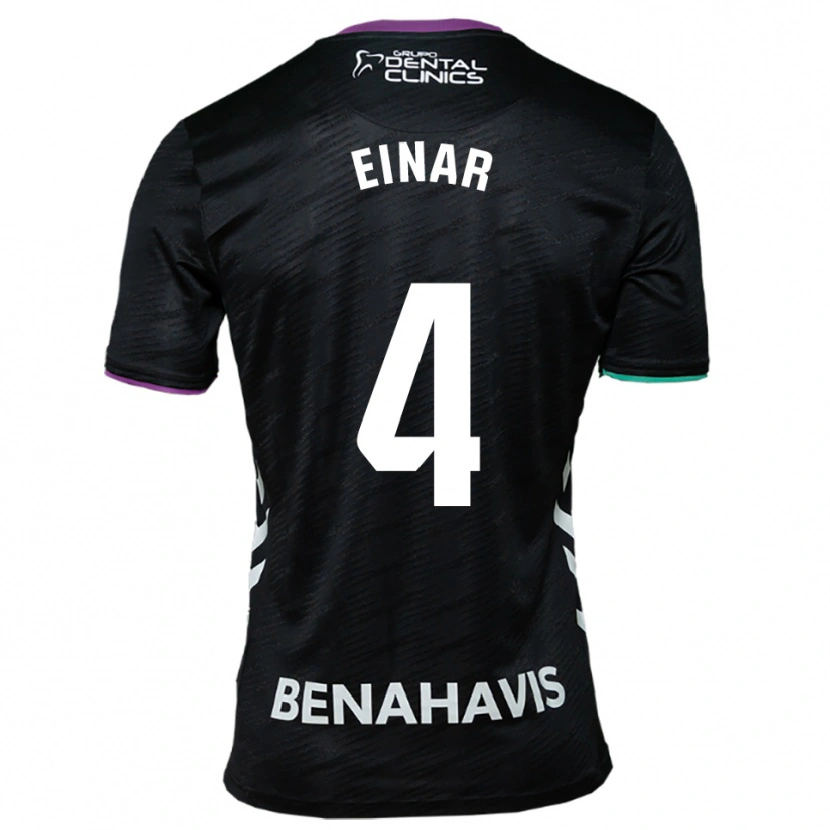 Danxen Mujer Camiseta Einar Galilea #4 Negro Morado Verde 2ª Equipación 2025/26 La Camisa