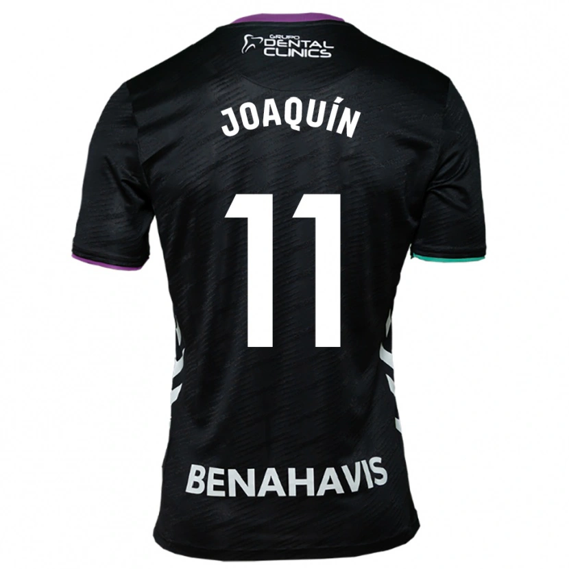 Danxen Mujer Camiseta Joaquín Muñoz #11 Negro Morado Verde 2ª Equipación 2025/26 La Camisa