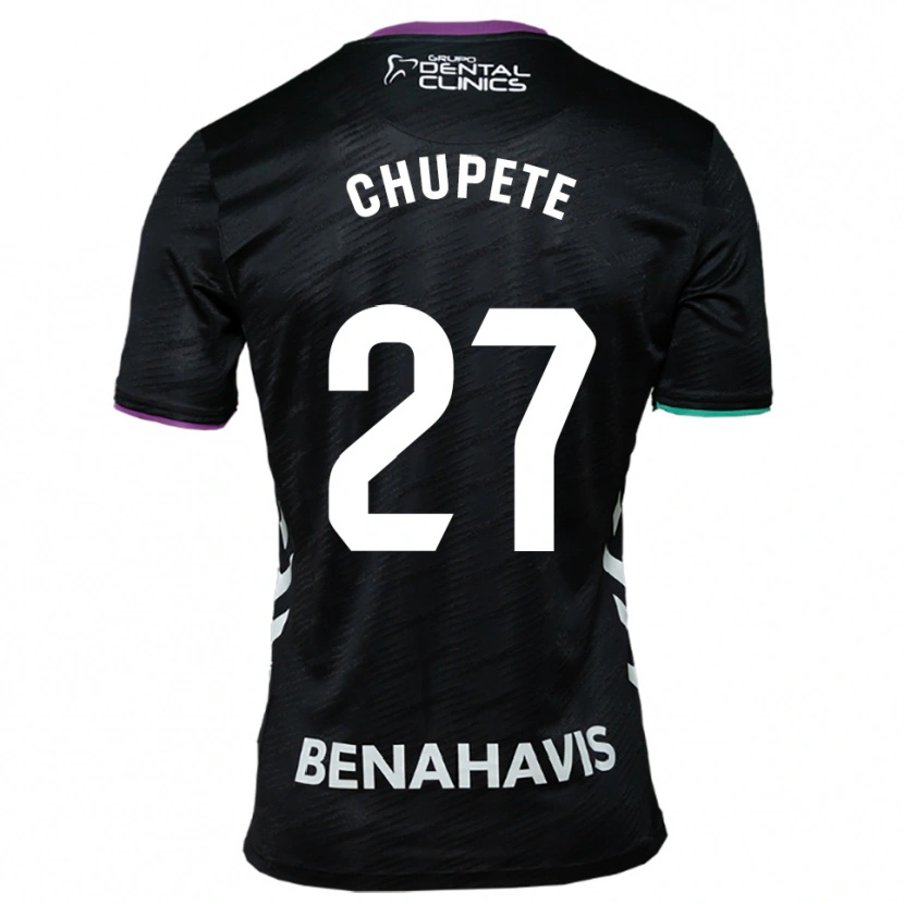 Danxen Mujer Camiseta Chupe #27 Negro Morado Verde 2ª Equipación 2025/26 La Camisa