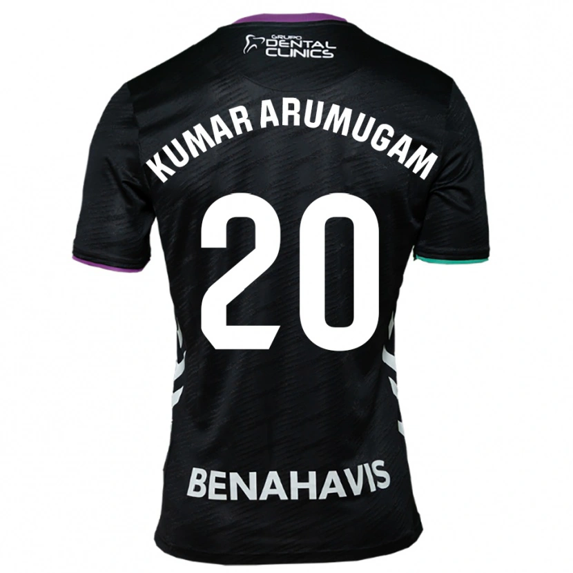 Danxen Mujer Camiseta Suk Kumar Arumugam #20 Negro Morado Verde 2ª Equipación 2025/26 La Camisa