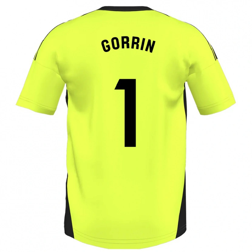 Danxen Mujer Camiseta Ale Gorrin #1 Amarillo Fluorescente 2ª Equipación 2025/26 La Camisa