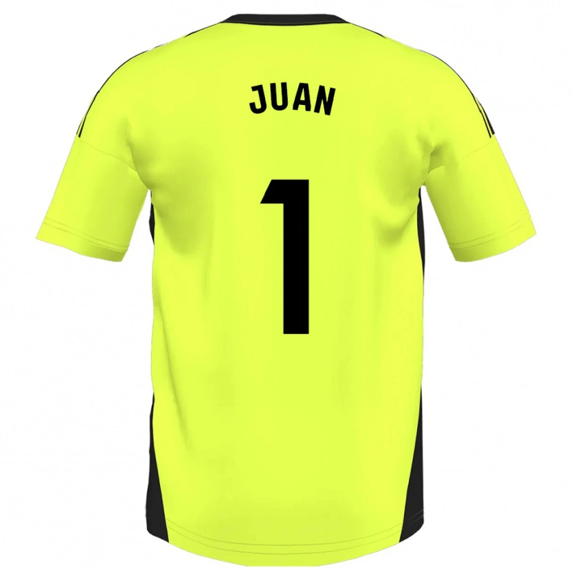 Danxen Mujer Camiseta Ramón Juan #1 Amarillo Fluorescente 2ª Equipación 2025/26 La Camisa