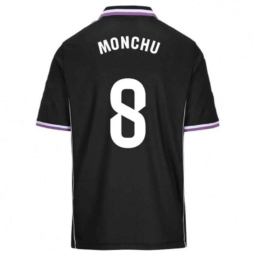 Danxen Mujer Camiseta Monchu #8 Morado Negro 2ª Equipación 2025/26 La Camisa