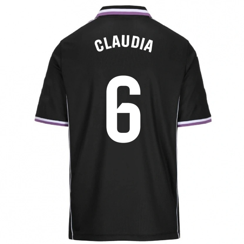 Danxen Mujer Camiseta Claudia Gómez Villagrá #6 Morado Negro 2ª Equipación 2025/26 La Camisa