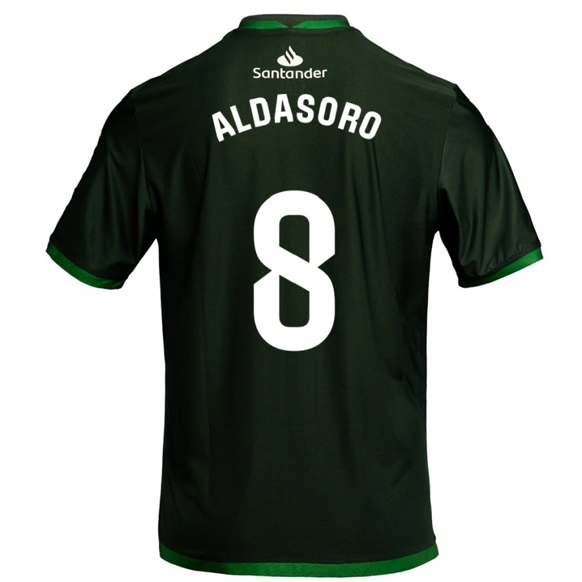Danxen Mujer Camiseta Aritz Aldasoro #8 Verde Oscuro 2ª Equipación 2025/26 La Camisa