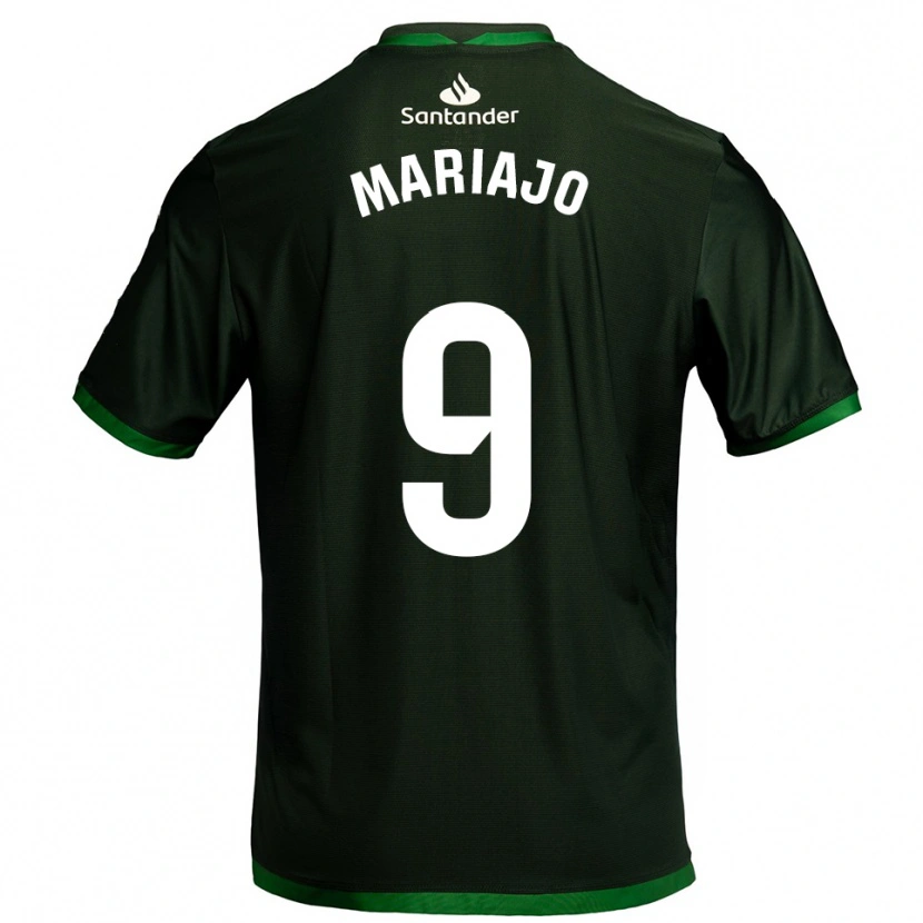 Danxen Mujer Camiseta María José Gutiérrez Díaz #9 Verde Oscuro 2ª Equipación 2025/26 La Camisa