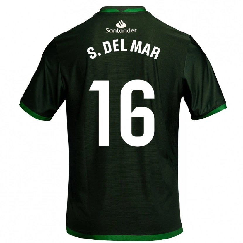 Danxen Mujer Camiseta Sonia Del Mar Perlaza Urquijo #16 Verde Oscuro 2ª Equipación 2025/26 La Camisa