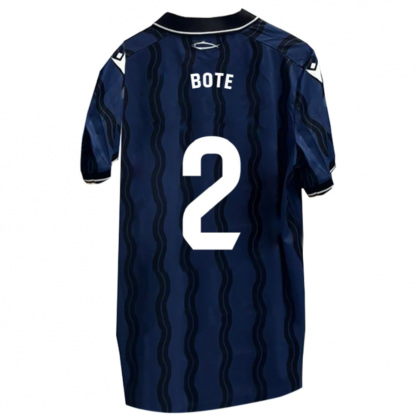 Danxen Mujer Camiseta Jorge Bote #2 Azul Oscuro Negro 2ª Equipación 2025/26 La Camisa