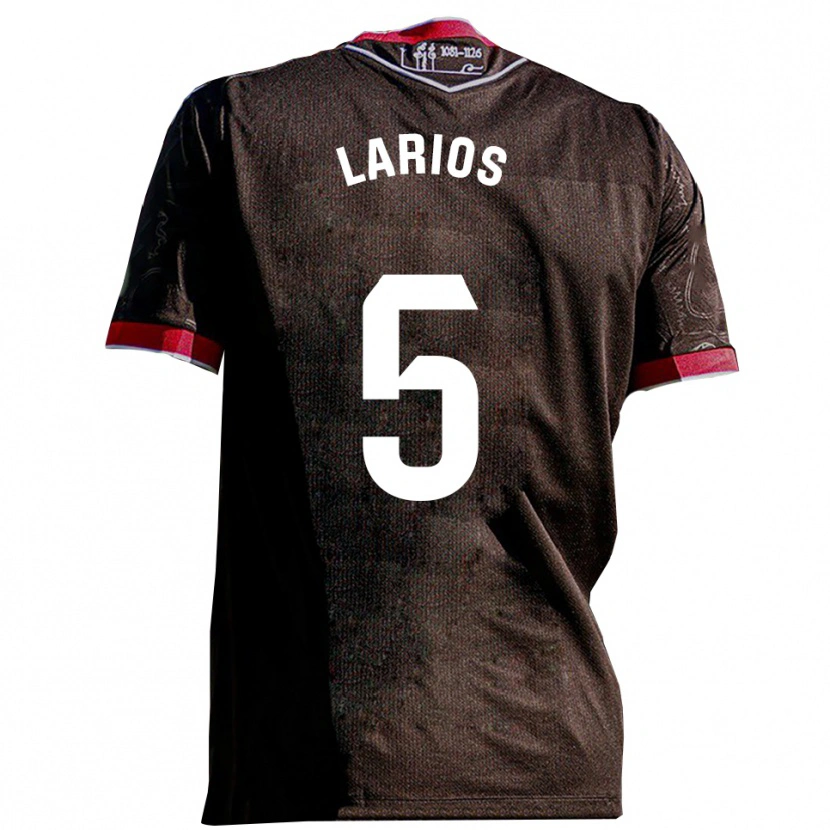 Danxen Mujer Camiseta Juan Larios #5 Negro Rojo 2ª Equipación 2025/26 La Camisa